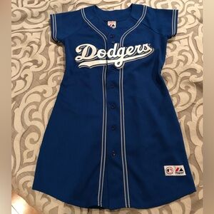 Majestic Blue Ladies LA Dodgers Jersey Dress